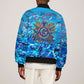 Prince Hall Freemasonry Bomber Jacket Compasses Masonic Art - Urban Graffiti Style