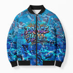 Prince Hall Freemasonry Bomber Puffer Jacket Compasses Masonic Art - Urban Graffiti Style