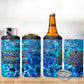 Prince Hall Freemasonry 4 in 1 Can Cooler Tumbler Compasses Masonic Art - Urban Graffiti Style