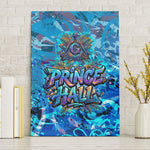 Prince Hall Freemasonry Canvas Wall Art Compasses Masonic Art - Urban Graffiti Style