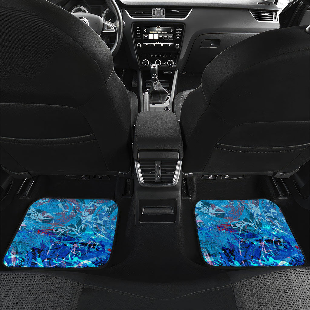 Prince Hall Freemasonry Car Mats Compasses Masonic Art - Urban Graffiti Style