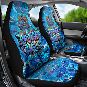 Prince Hall Freemasonry Car Seat Cover Compasses Masonic Art - Urban Graffiti Style