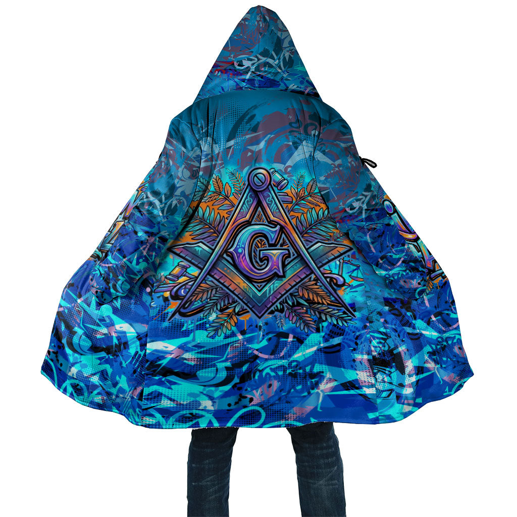 Prince Hall Freemasonry Cloak Compasses Masonic Art - Urban Graffiti Style