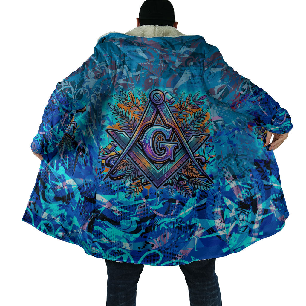 Prince Hall Freemasonry Cloak Compasses Masonic Art - Urban Graffiti Style