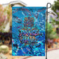 Prince Hall Freemasonry Garden Flag Compasses Masonic Art - Urban Graffiti Style