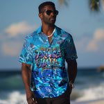 Prince Hall Freemasonry Hawaiian Shirt Compasses Masonic Art - Urban Graffiti Style