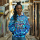 Prince Hall Freemasonry Hoodie Compasses Masonic Art - Urban Graffiti Style