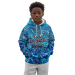 Prince Hall Freemasonry Kid Hoodie Compasses Masonic Art - Urban Graffiti Style