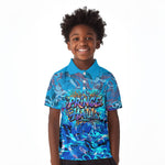 Prince Hall Freemasonry Kid Polo Shirt Compasses Masonic Art - Urban Graffiti Style