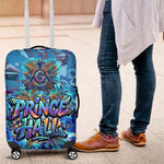 Prince Hall Freemasonry Luggage Cover Compasses Masonic Art - Urban Graffiti Style
