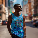 Prince Hall Freemasonry Men Tank Top Compasses Masonic Art - Urban Graffiti Style