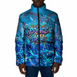 Prince Hall Freemasonry Padded Jacket Compasses Masonic Art - Urban Graffiti Style
