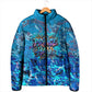 Prince Hall Freemasonry Padded Jacket Compasses Masonic Art - Urban Graffiti Style