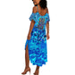 Prince Hall Freemasonry Summer Maxi Dress Compasses Masonic Art - Urban Graffiti Style