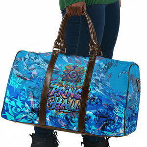 Prince Hall Freemasonry Travel Bag Compasses Masonic Art - Urban Graffiti Style