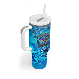 Prince Hall Freemasonry Tumbler With Handle Compasses Masonic Art - Urban Graffiti Style