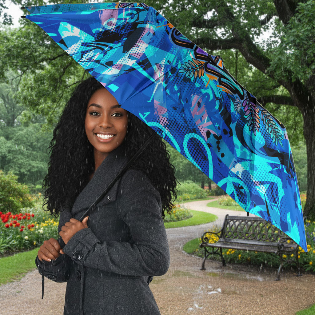 Prince Hall Freemasonry Umbrella Compasses Masonic Art - Urban Graffiti Style
