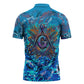 Prince Hall Freemasonry Zipper Polo Shirt Compasses Masonic Art - Urban Graffiti Style