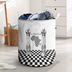 Prince Hall Affiliated Freemasonry Laundry Basket Classic Masonic Pillars Boaz Jachin Checkerboard Africa Map