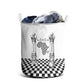 Prince Hall Affiliated Freemasonry Laundry Basket Classic Masonic Pillars Boaz Jachin Checkerboard Africa Map