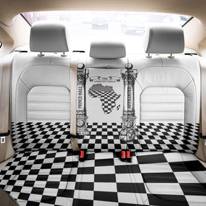 Prince Hall Affiliated Freemasonry Back Car Seat Cover Classic Masonic Pillars Boaz Jachin Checkerboard Africa Map