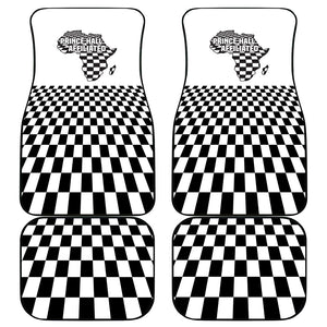 Prince Hall Affiliated Freemasonry Car Mats Classic Masonic Pillars Boaz Jachin Checkerboard Africa Map