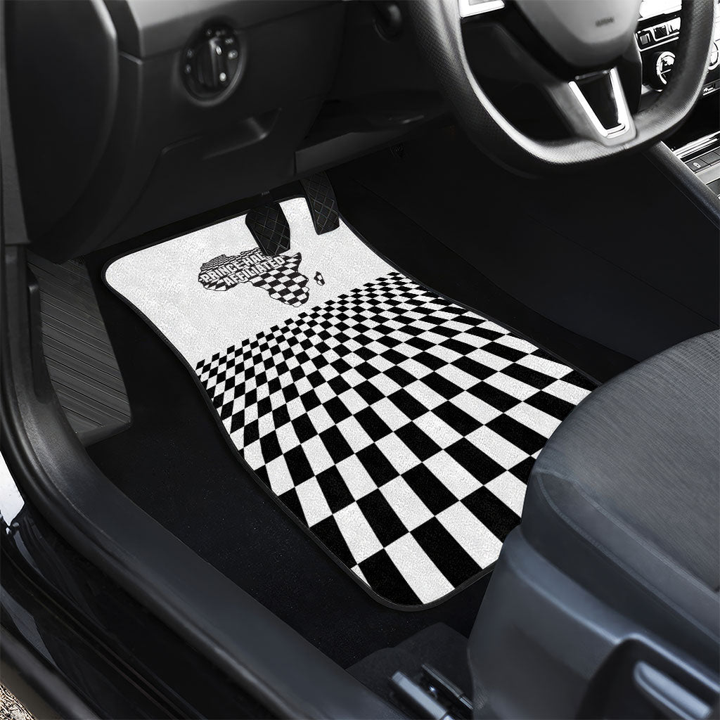 Prince Hall Affiliated Freemasonry Car Mats Classic Masonic Pillars Boaz Jachin Checkerboard Africa Map