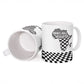 Prince Hall Affiliated Freemasonry Ceramic Mug Classic Masonic Pillars Boaz Jachin Checkerboard Africa Map