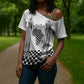 Prince Hall Affiliated Freemasonry Cross Shoulder Shirt Classic Masonic Pillars Boaz Jachin Checkerboard Africa Map