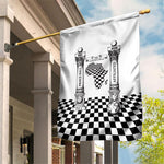 Prince Hall Affiliated Freemasonry Garden Flag Classic Masonic Pillars Boaz Jachin Checkerboard Africa Map