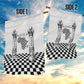 Prince Hall Affiliated Freemasonry Garden Flag Classic Masonic Pillars Boaz Jachin Checkerboard Africa Map