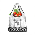 Prince Hall Affiliated Freemasonry Grocery Bag Classic Masonic Pillars Boaz Jachin Checkerboard Africa Map