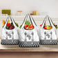 Prince Hall Affiliated Freemasonry Grocery Bag Classic Masonic Pillars Boaz Jachin Checkerboard Africa Map