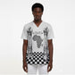 Prince Hall Affiliated Freemasonry Scrub Top Classic Masonic Pillars Boaz Jachin Checkerboard Africa Map