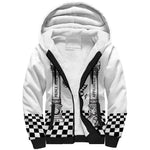 Prince Hall Affiliated Freemasonry Sherpa Hoodie Classic Masonic Pillars Boaz Jachin Checkerboard Africa Map