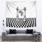 Prince Hall Affiliated Freemasonry Tapestry Classic Masonic Pillars Boaz Jachin Checkerboard Africa Map