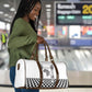 Prince Hall Affiliated Freemasonry Travel Bag Classic Masonic Pillars Boaz Jachin Checkerboard Africa Map