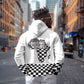 Prince Hall Affiliated Freemasonry Zip Hoodie Classic Masonic Pillars Boaz Jachin Checkerboard Africa Map