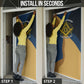 Prince Hall Freemasonry Door Cover Square and Compasses Gold Blue Geometric
