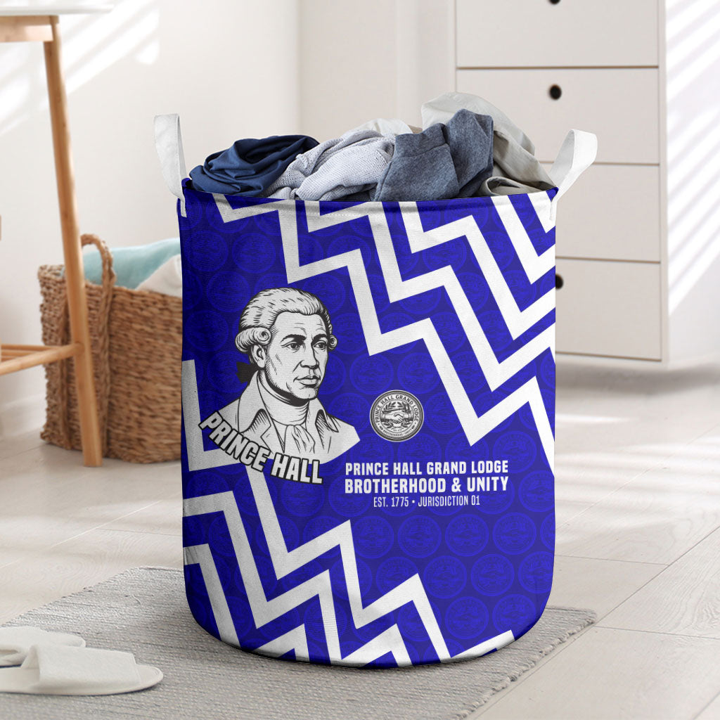 Prince Hall Grand Lodge Laundry Basket Founder Portrait Geometric Brotherhood