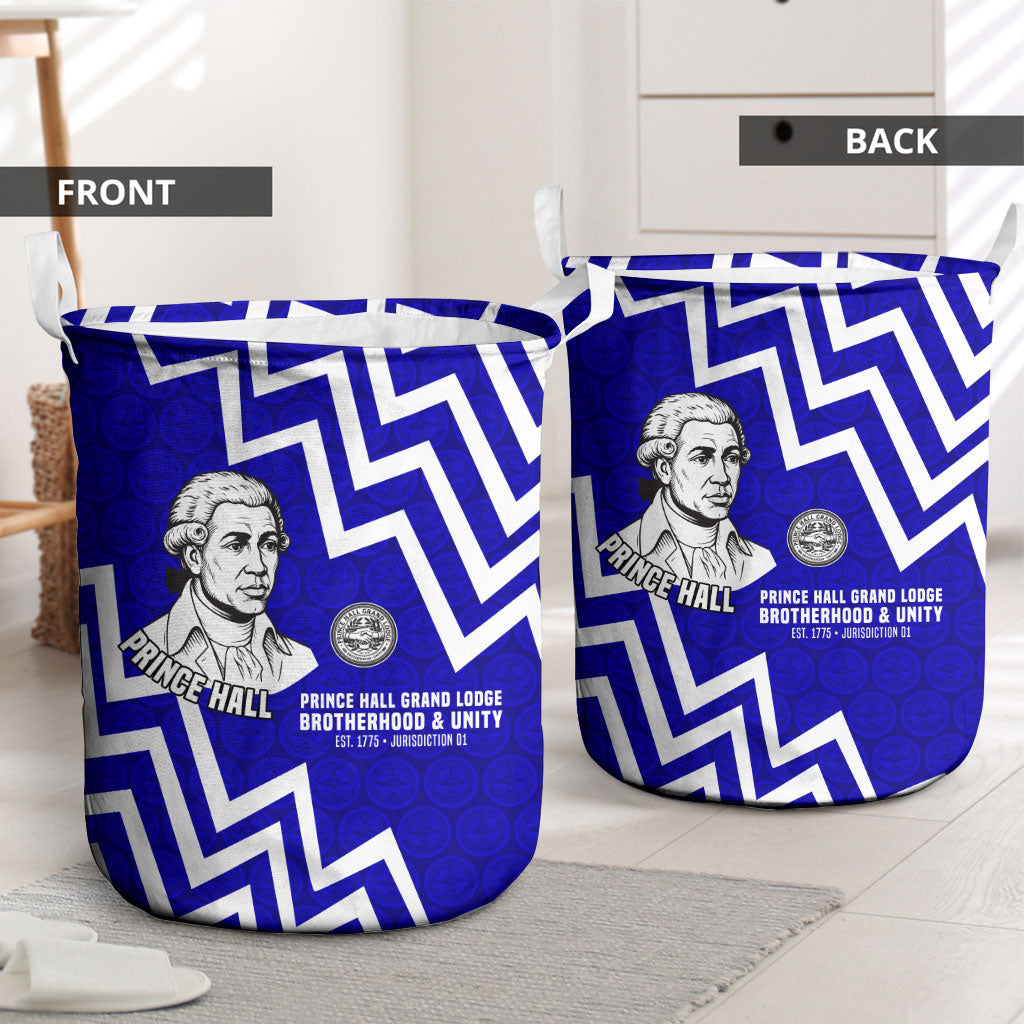 Prince Hall Grand Lodge Laundry Basket Founder Portrait Geometric Brotherhood