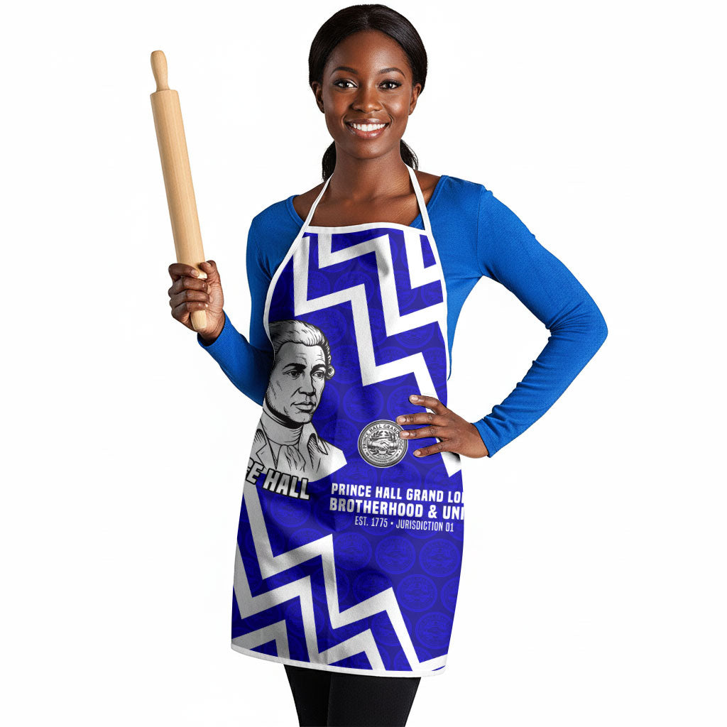 Prince Hall Grand Lodge Apron Founder Portrait Geometric Brotherhood