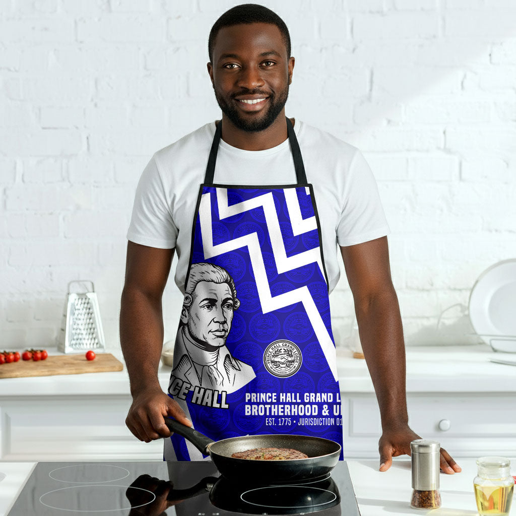 Prince Hall Grand Lodge Apron Founder Portrait Geometric Brotherhood