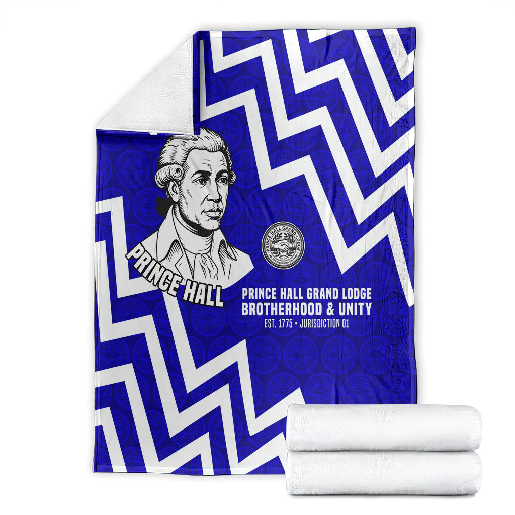 Prince Hall Grand Lodge Blanket Founder Portrait Geometric Brotherhood