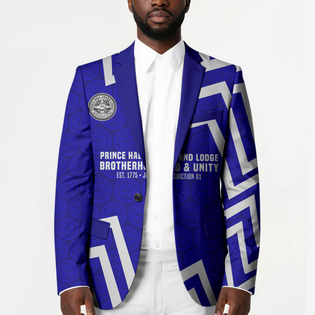 Prince Hall Grand Lodge Blazer Founder Portrait Geometric Brotherhood