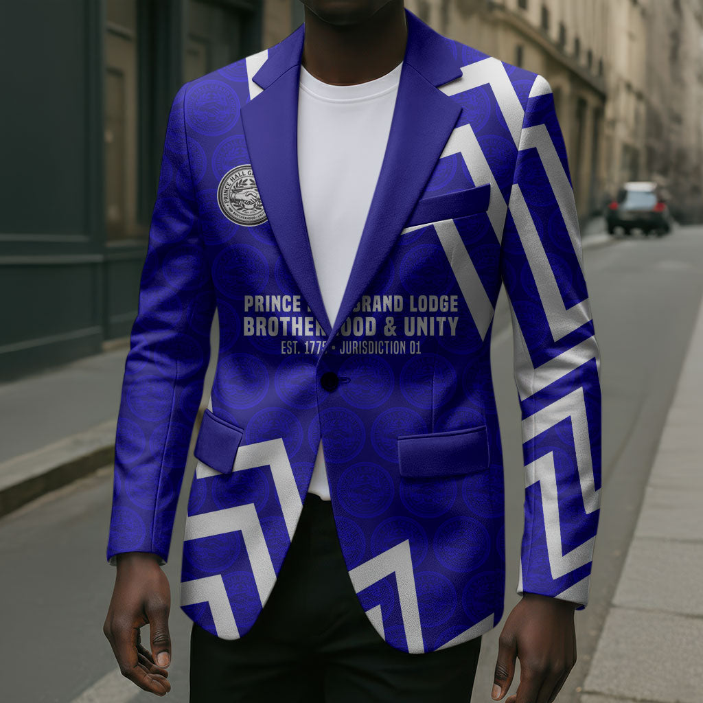 Prince Hall Grand Lodge Blazer Founder Portrait Geometric Brotherhood