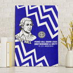 Prince Hall Grand Lodge Canvas Wall Art Founder Portrait Geometric Brotherhood