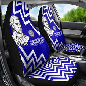 Prince Hall Grand Lodge Car Seat Cover Founder Portrait Geometric Brotherhood