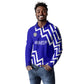 Prince Hall Grand Lodge Long Sleeve Polo Shirt Founder Portrait Geometric Brotherhood