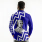 Prince Hall Grand Lodge Long Sleeve Polo Shirt Founder Portrait Geometric Brotherhood